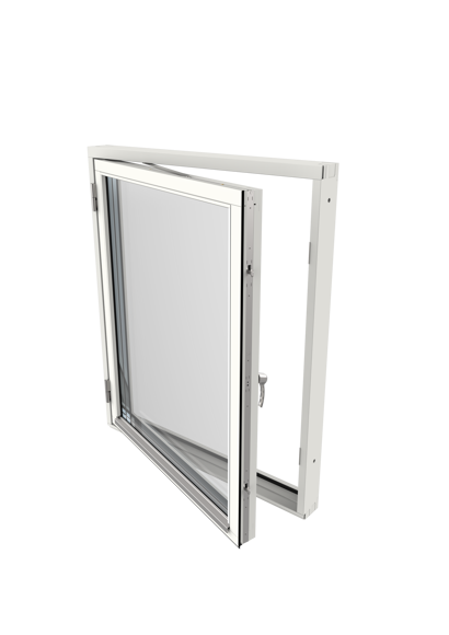 Outline 3-glas Trä, Sidhängt utsida öppen